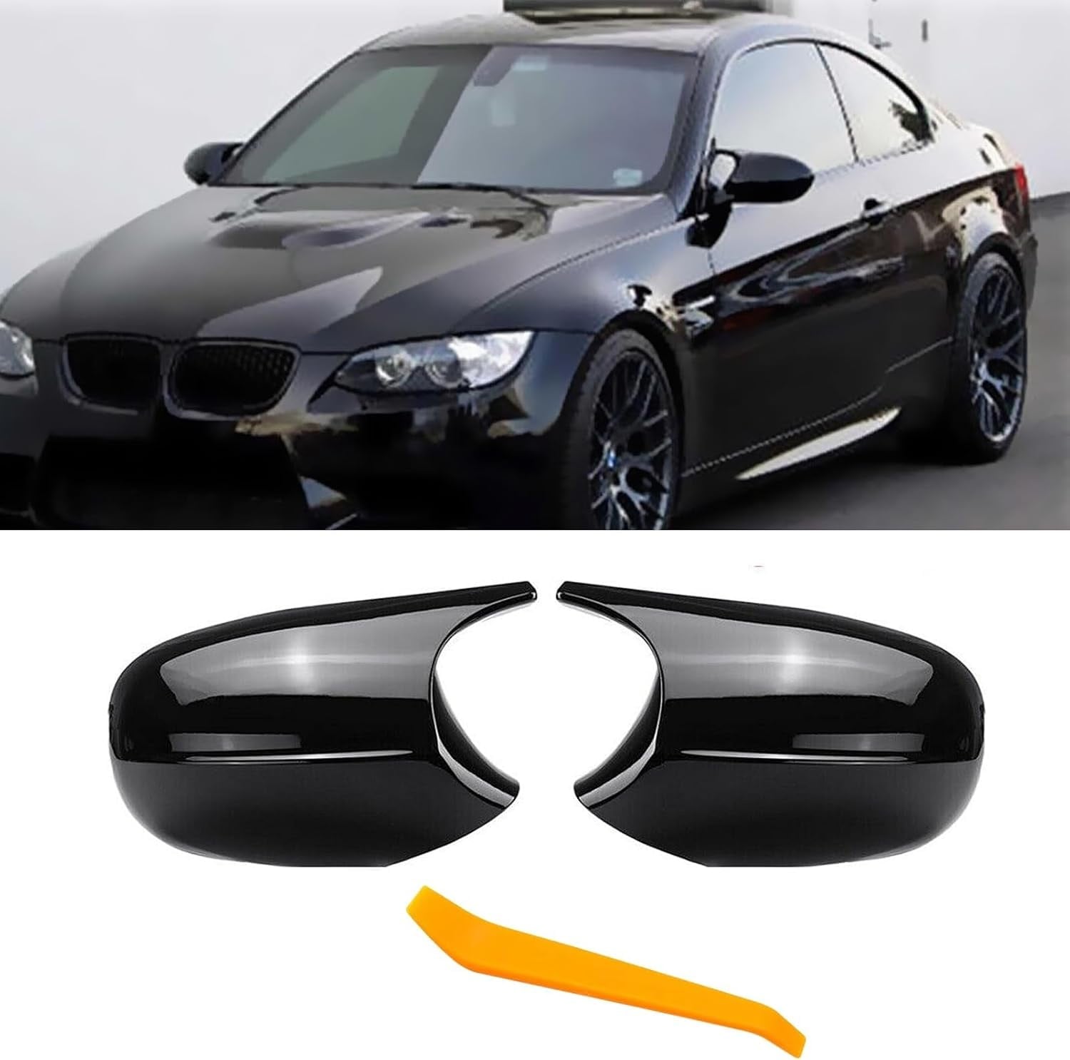 Spiegelkappen für BMW 1er & 3er Zwart S - 33% Rabatt