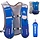 Laufrucksack 5L mit 500ml Flasche, Grijs blauw, Größe M - 31% Rabatt