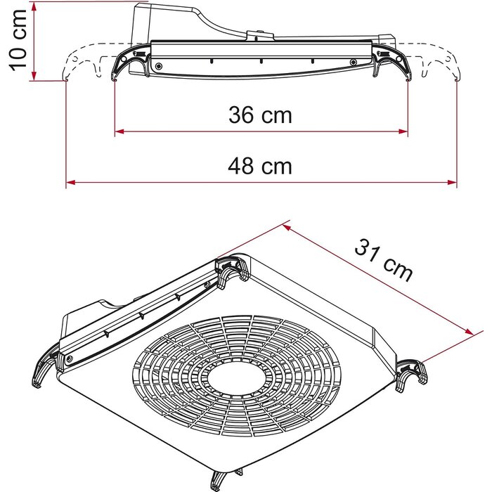 Dachhaubenventilator 12V für Wohnmobile - 34% Rabatt - Elfenbein