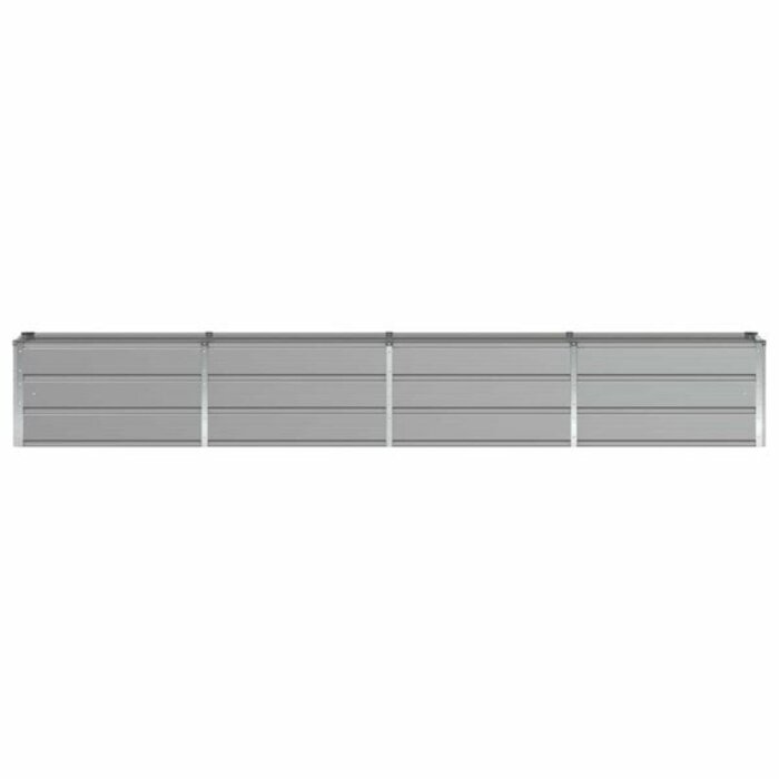 Großer Pflanzkübel Stahl 320x40x45cm Lichtgrau - 34% Rabatt