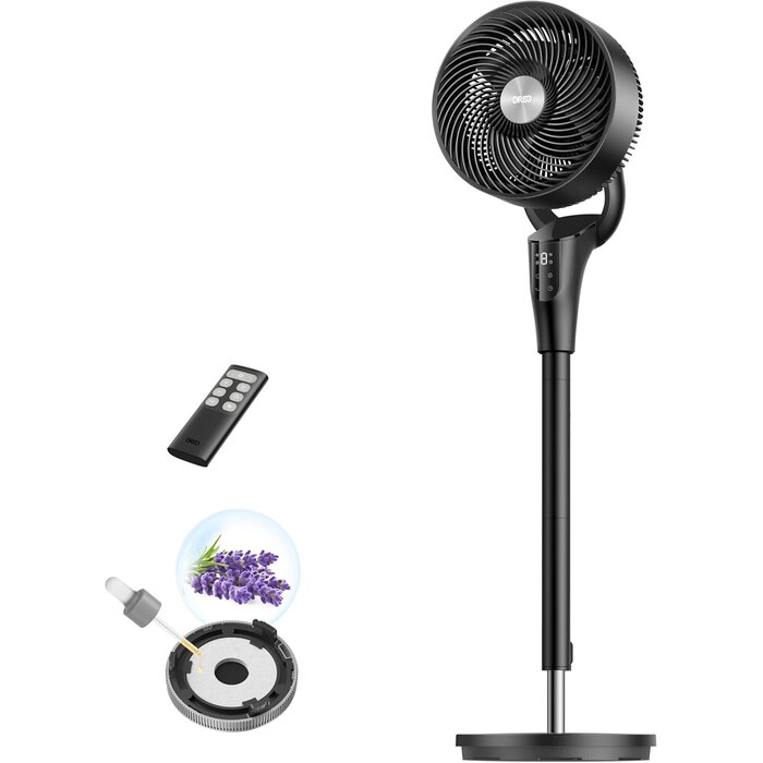 Standventilator, 36W, mit Fernbedienung - 34% Rabatt auf Retourenware