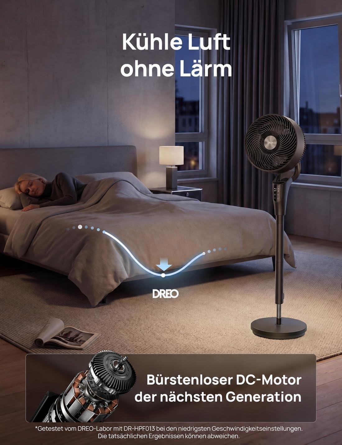 Standventilator, 36W, mit Fernbedienung - 34% Rabatt auf Retourenware