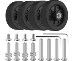 4 Ersatzrollen für Koffer 50 mm mit Zubehör - 40% Rabatt