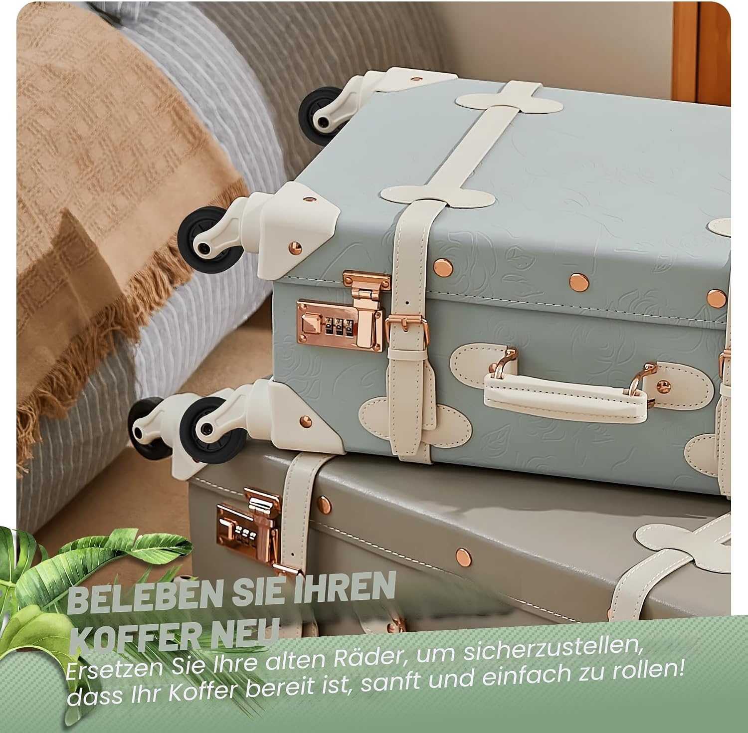 Ersatzrollen für Koffer 50 mm Set mit 29% Rabatt