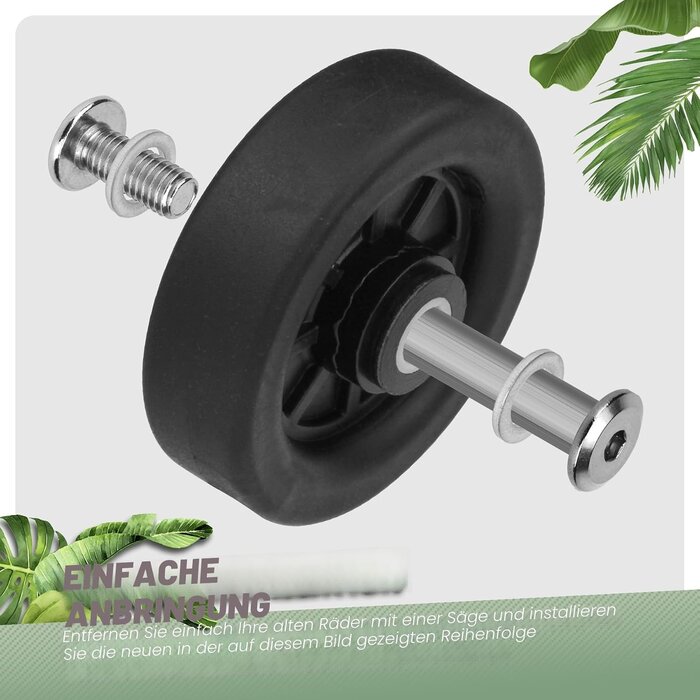 Ersatzrollen für Koffer 50 mm Set mit 29% Rabatt