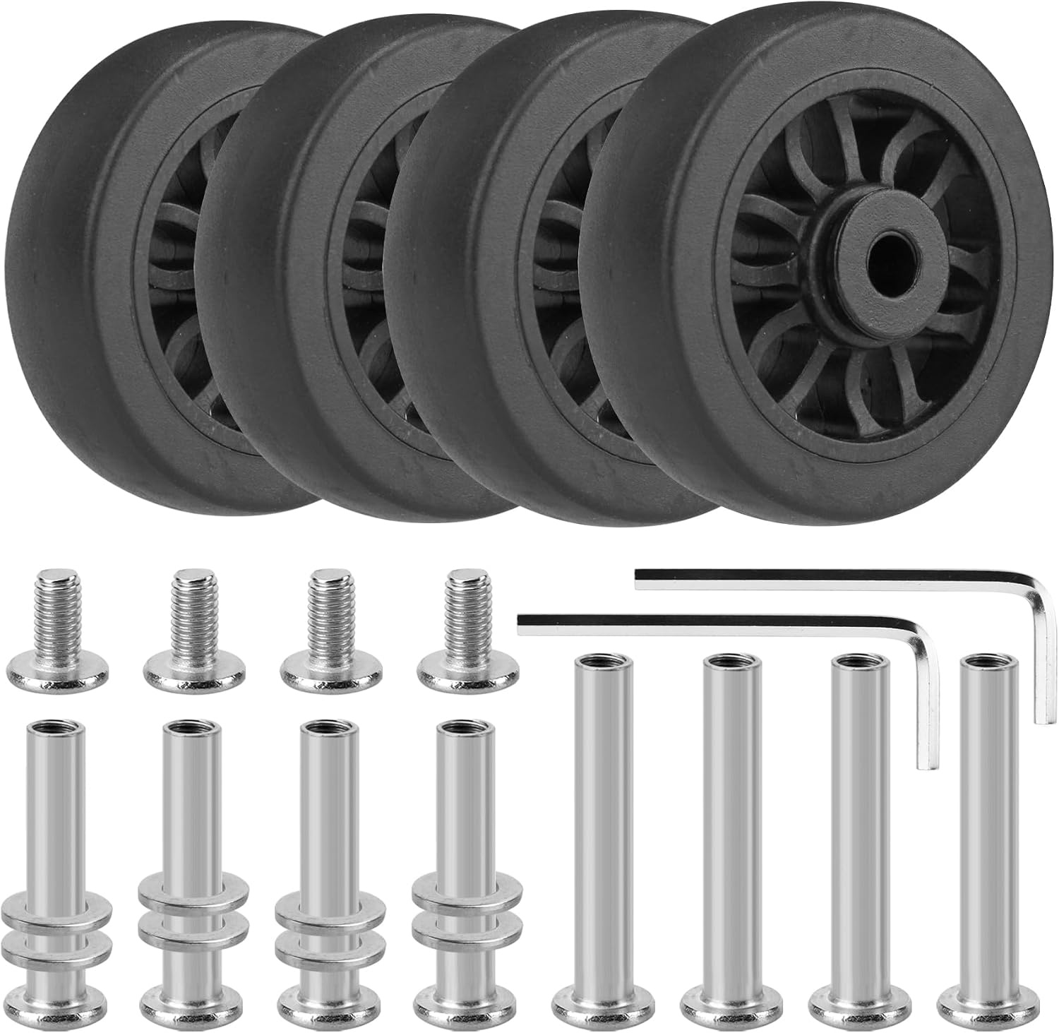 Ersatzrollen für Koffer 50 mm Set mit 29% Rabatt