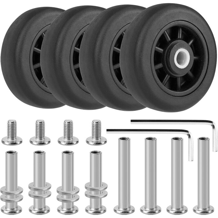 Ersatzrollen für Koffer 50 mm Set mit 29% Rabatt