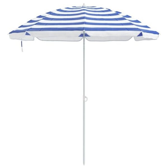 Gartenschirm 240 cm Blau-Weiß - 31% Rabatt