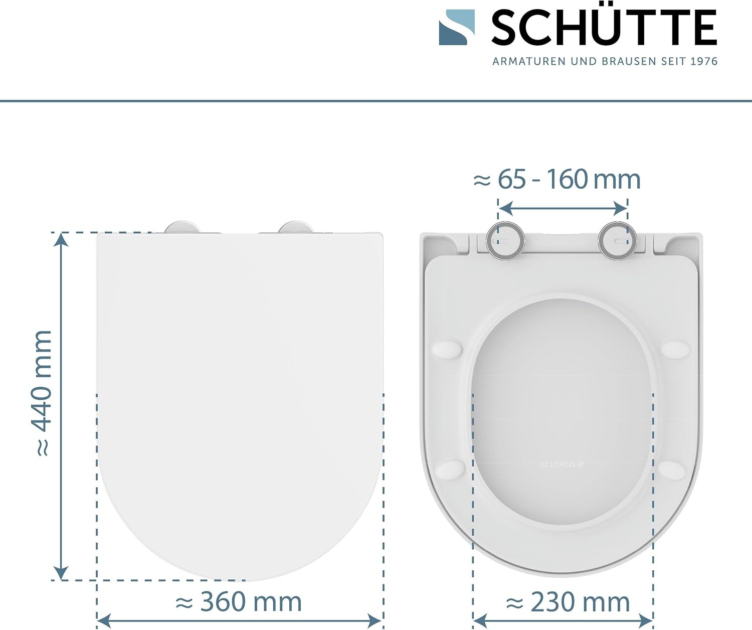 WC-Sitz D-Form Absenkautomatik bis 200kg belastbar - 33% Rabatt
