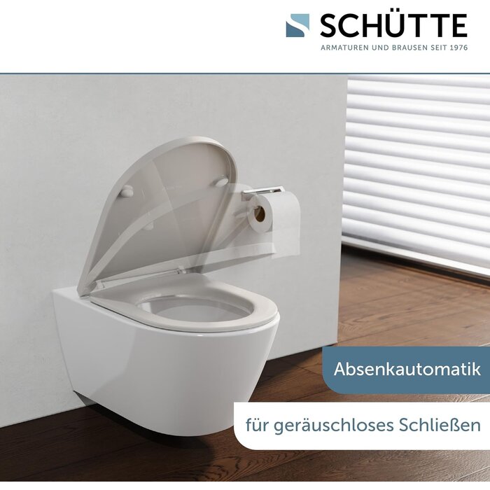 WC-Sitz D-Form Absenkautomatik bis 200kg belastbar - 33% Rabatt