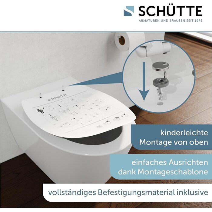 WC-Sitz D-Form Absenkautomatik bis 200kg belastbar - 33% Rabatt