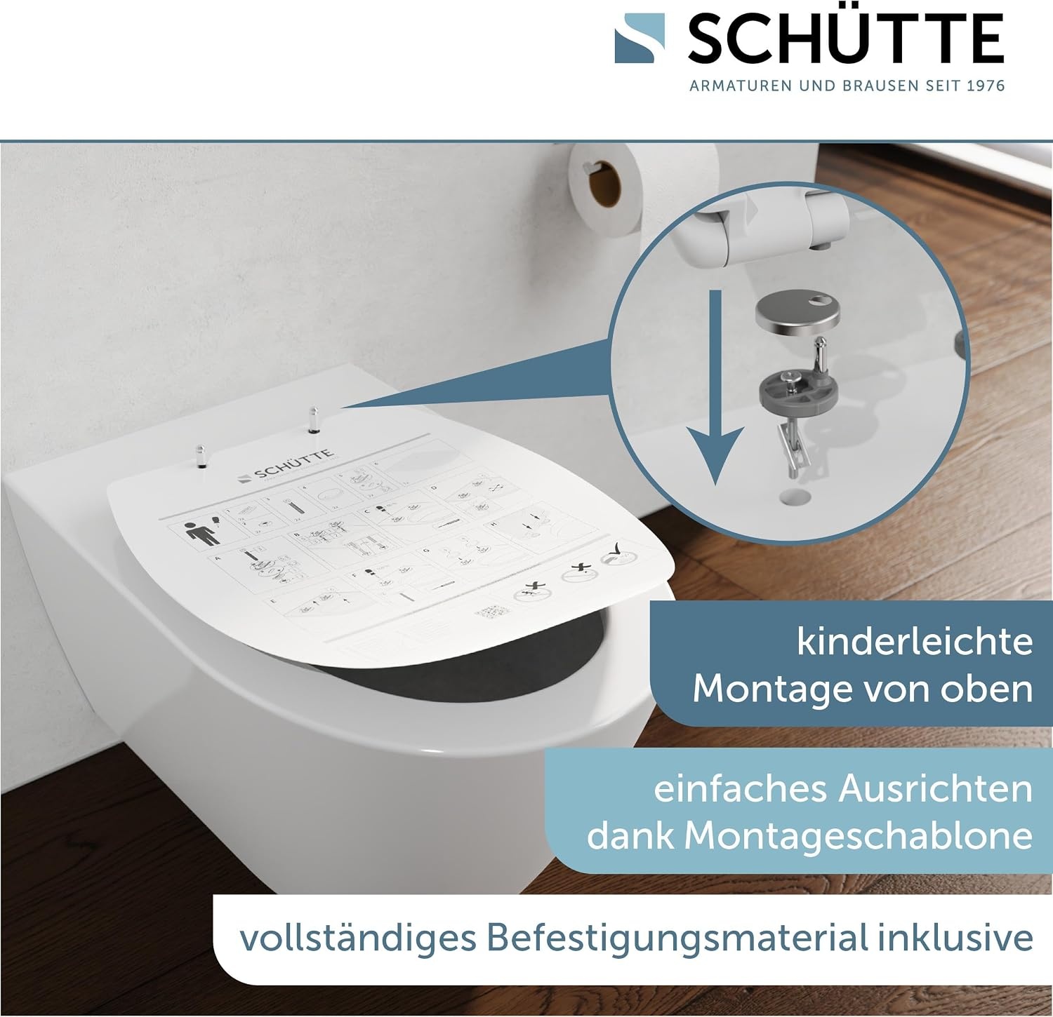 WC-Sitz D-Form Absenkautomatik bis 200kg belastbar - 33% Rabatt