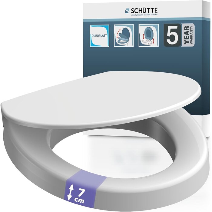 WC-Sitz D-Form Absenkautomatik bis 200kg belastbar - 33% Rabatt
