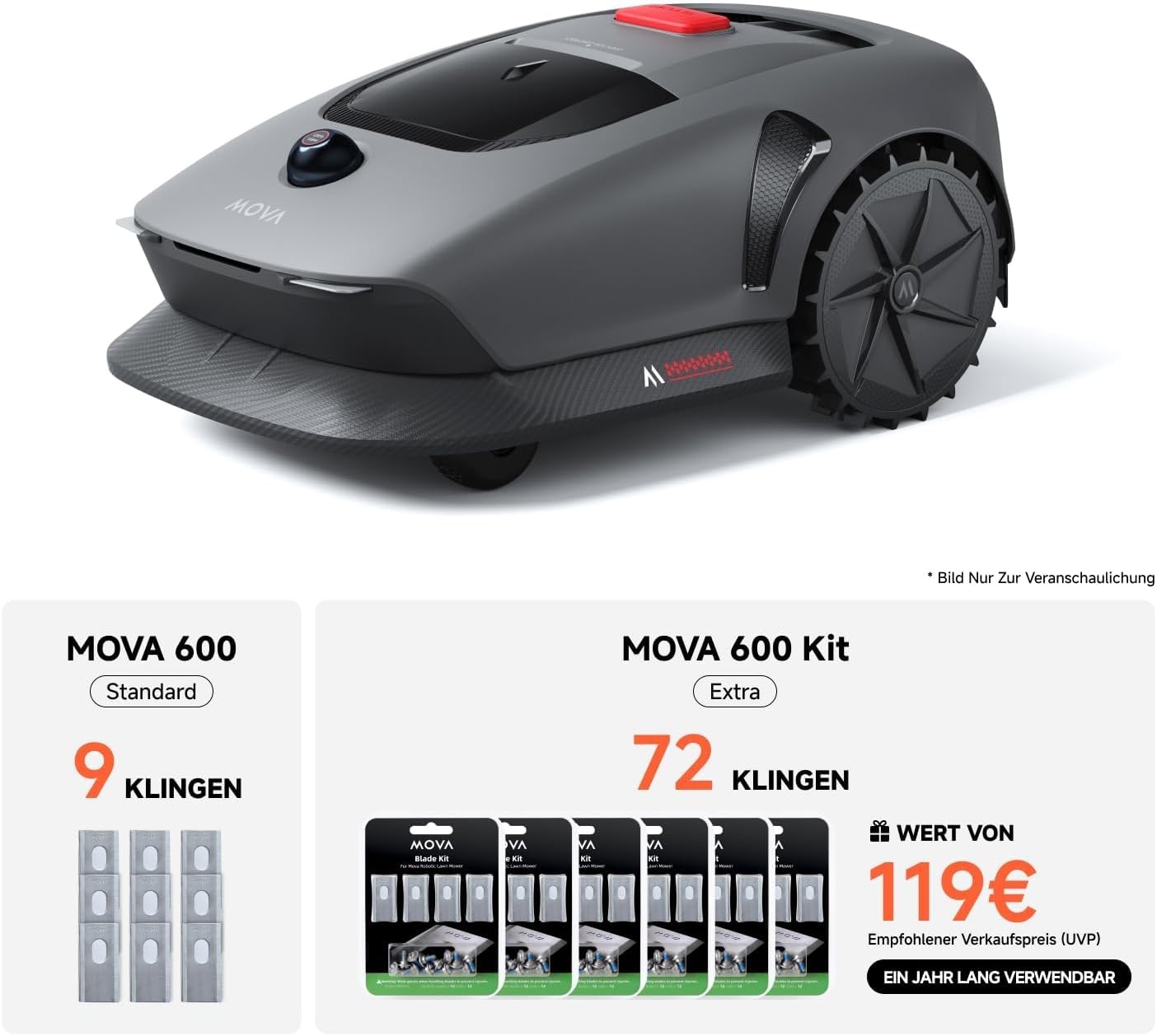 Mähroboter mit 360° 3D LiDAR & App-Steuerung - 35% Rabatt