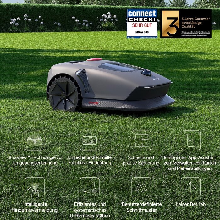 Mähroboter mit 360° 3D LiDAR & App-Steuerung - 35% Rabatt