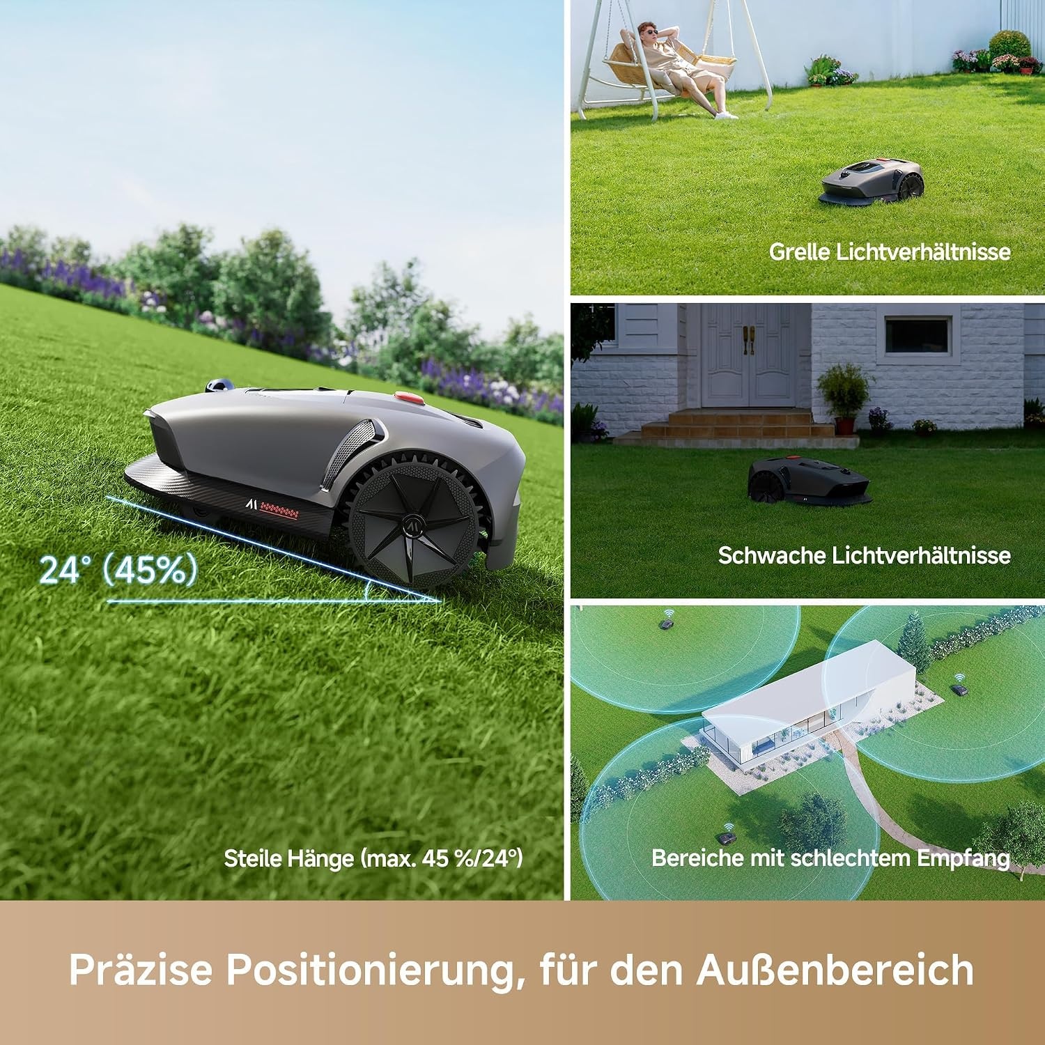 Mähroboter mit 360° 3D LiDAR & App-Steuerung - 35% Rabatt