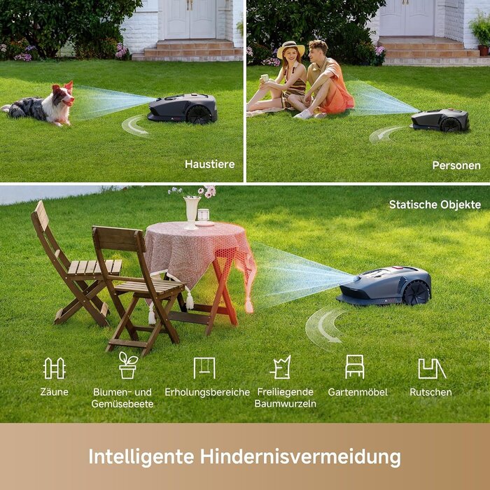 Mähroboter mit 360° 3D LiDAR & App-Steuerung - 35% Rabatt