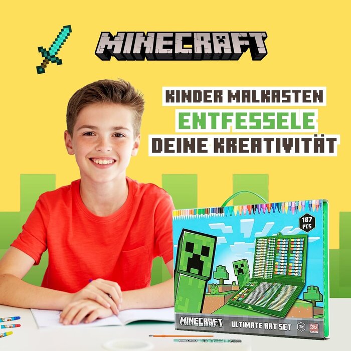 Großes Kunstset für Kinder im Koffer - 30% Rabatt - Kreativset