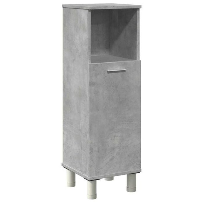 Badschrank in Betongrau 30x30x95 cm - 33% Rabatt auf das Einzelstück
