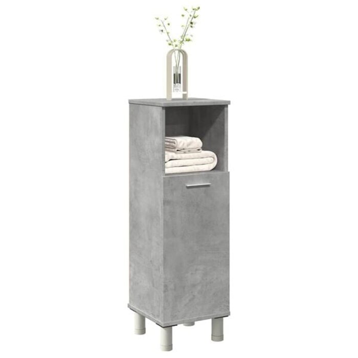 Badschrank in Betongrau 30x30x95 cm - 33% Rabatt auf das Einzelstück