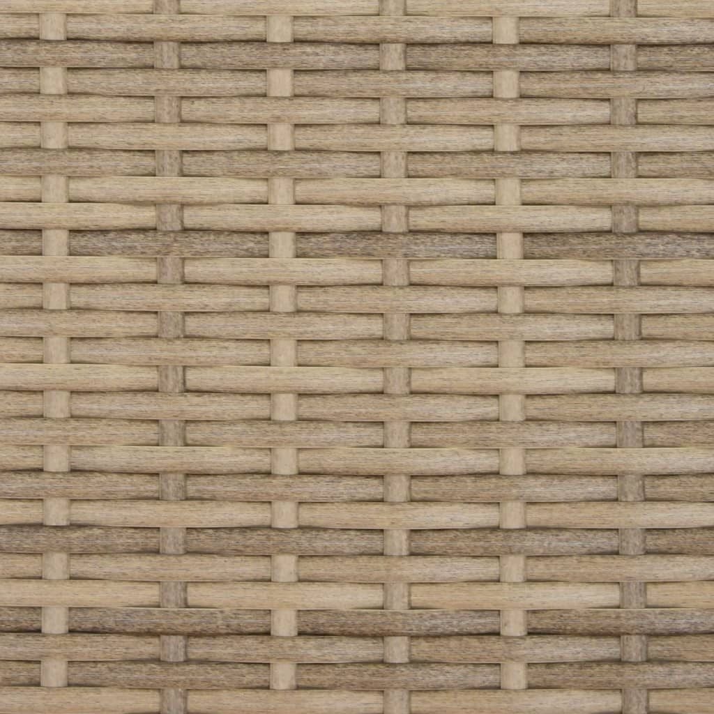 Gartenbank mit Fußhockern & Tisch Beige - 35% Rabatt