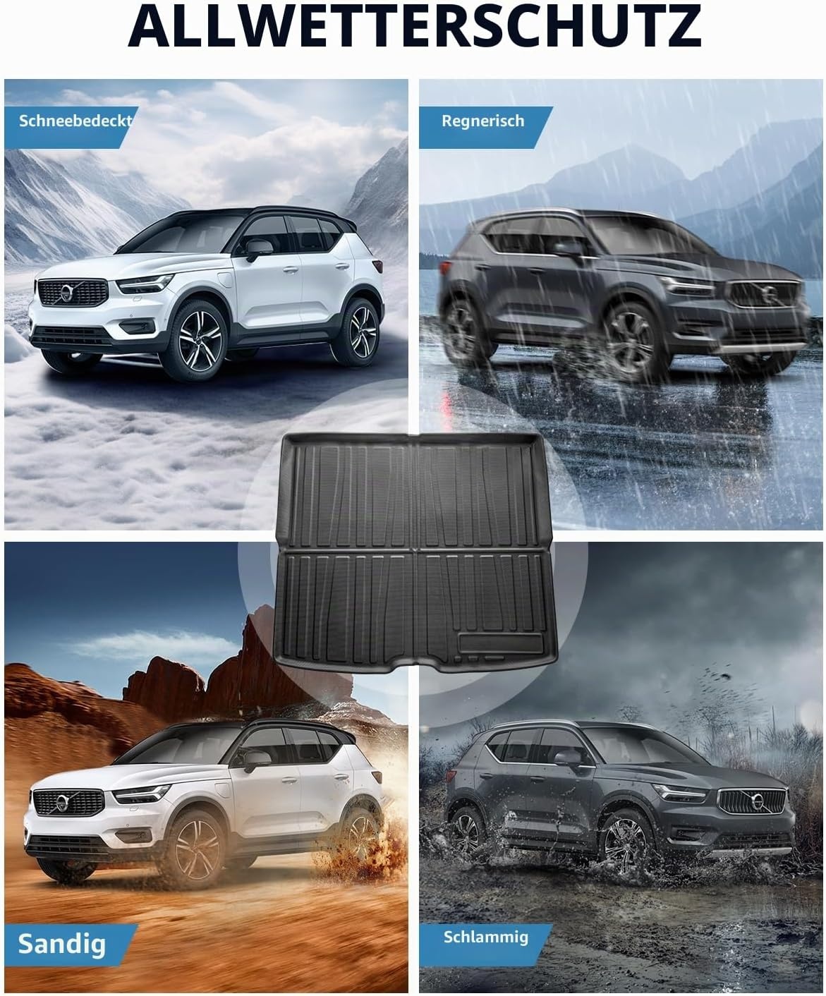 Kofferraumwanne für Volvo XC40 / C40 (2018-2026) - 34% Rabatt