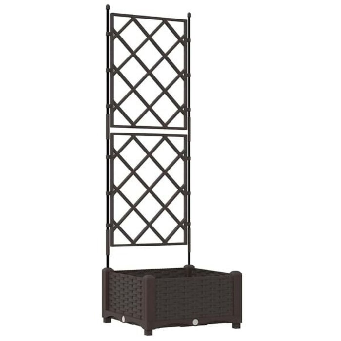 3er-Set Rankgitter-Pflanzkübel Schwarz 120x40x143cm - 34% Rabatt