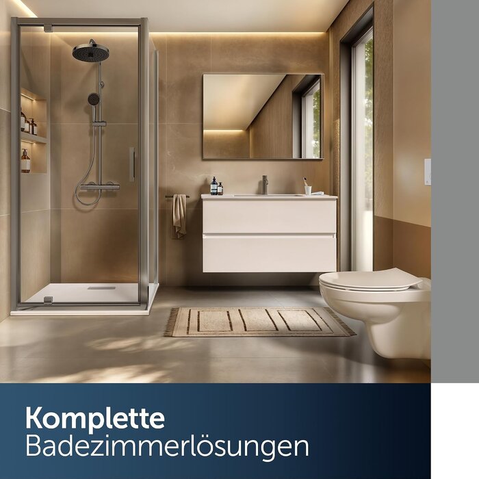WC-Sitz Universal Slim Oval Weiß mit Absenkautomatik - 32% Rabatt