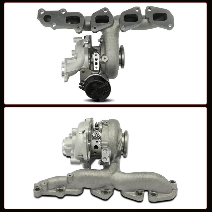 Turbolader 2.0L für VAG, Chrom-grau-blau, XL, 35% Rabatt