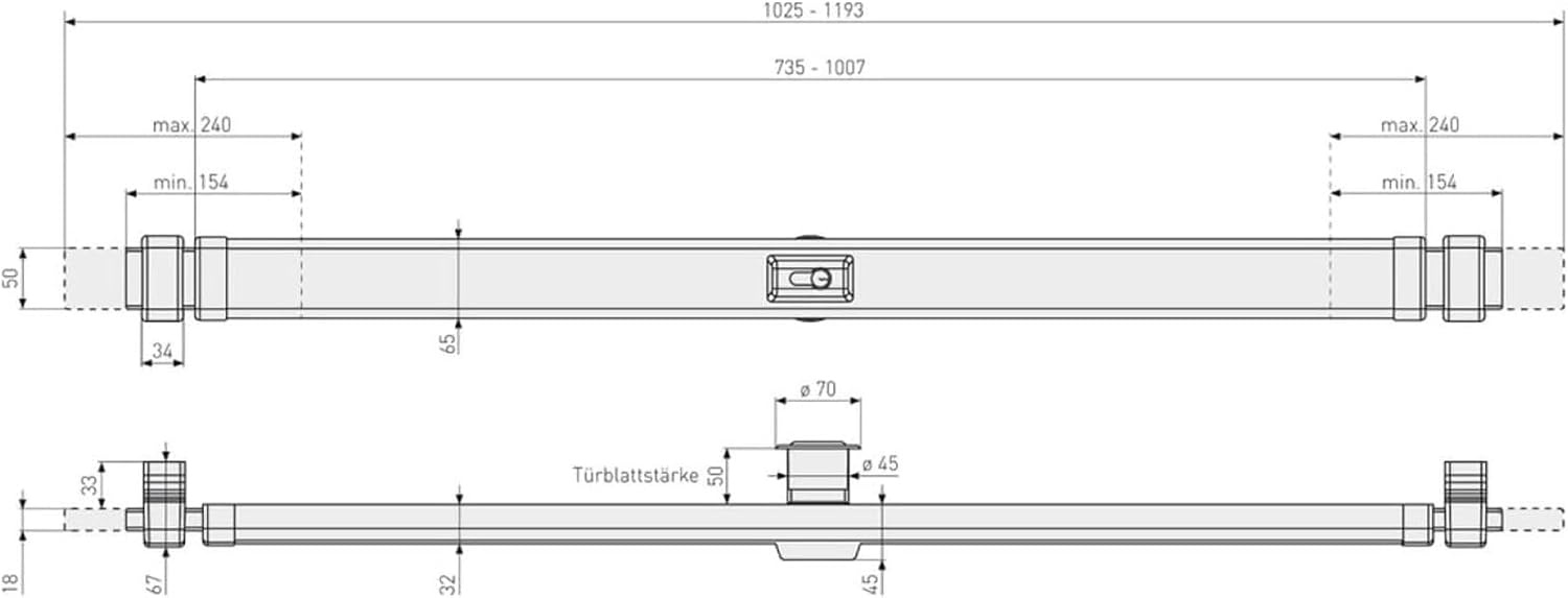 Panzerriegelschloss Edelstahl-Optik - 35% Rabatt - Sicherheitsriegel