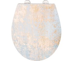 WC-Sitz mit Absenkautomatik Hellblau-Gold - 38% Rabatt