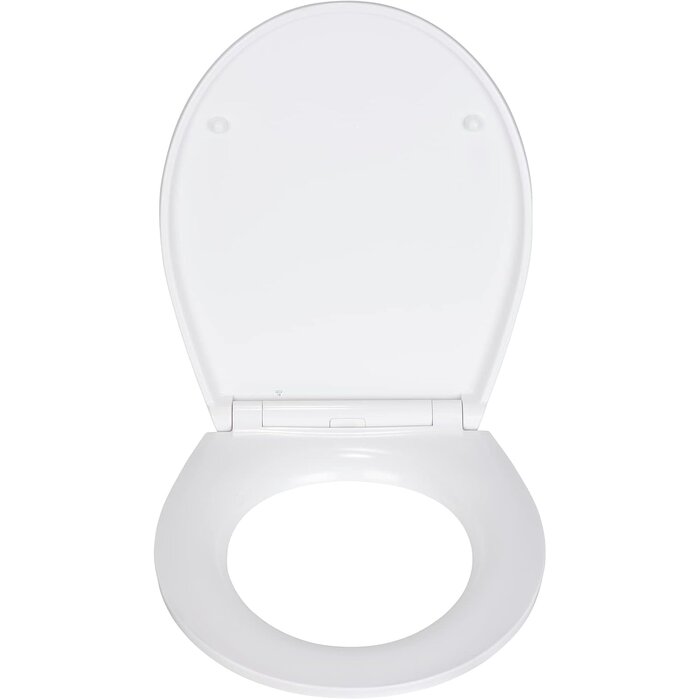 WC-Sitz Duroplast Hellblau mit Goldakzenten - 32% Rabatt