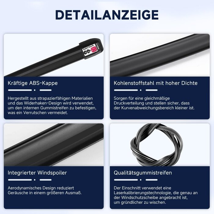 Scheibenwischer Set Skoda Yeti 2009-2017 - 3-teilig - 30% Rabatt
