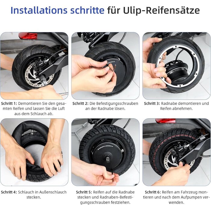 E-Scooter Offroad-Reifen Set 255x80 - 2 Stück - 33% Rabatt