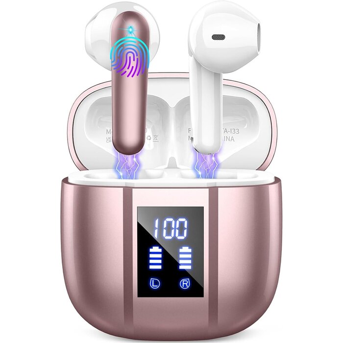 Kabellose In-Ear Kopfhörer Bluetooth 5.4 Rose S - 30% Rabatt