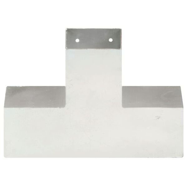 4er Set Pfostenverbinder X-Form 91x91 mm - 34% Rabatt - Verzinktes Metall