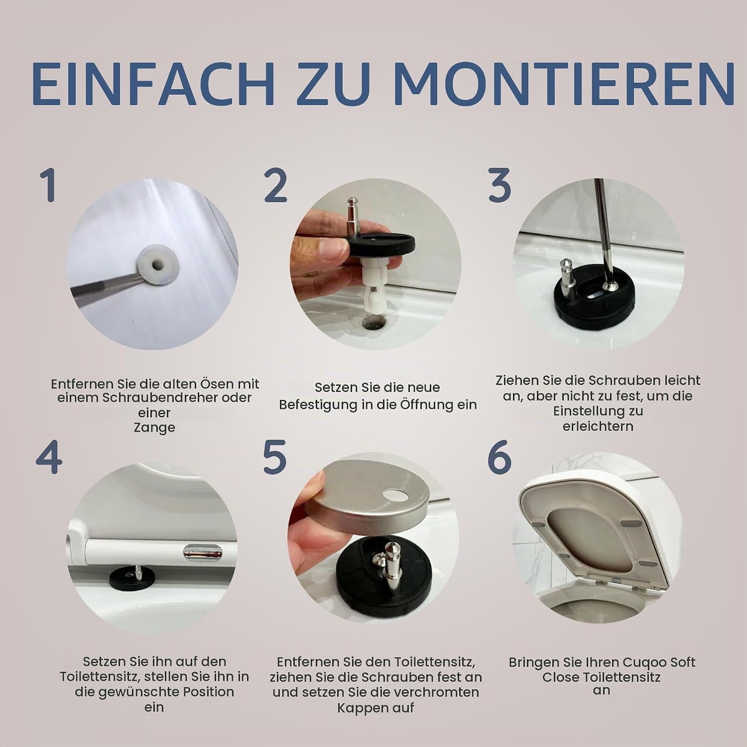 Quadratischer WC-Sitz mit Absenkautomatik - 31% Rabatt