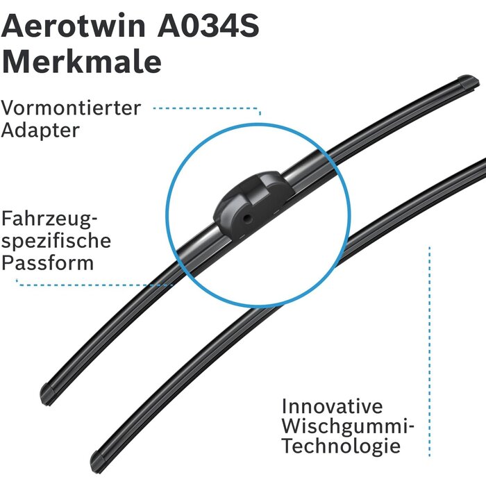 Scheibenwischer-Set A034S 650/650mm - 31% Rabatt für Cayenne & Touareg