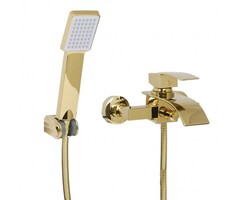 Viking Choice Wannen- und Duscharmatur Gold mit Wasserfall-Auslauf - 43% Rabatt