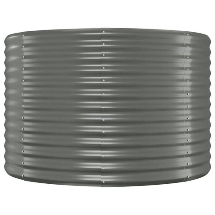 Großes Hochbeet aus Stahl 175x100x68 cm, Grau - 33% Rabatt