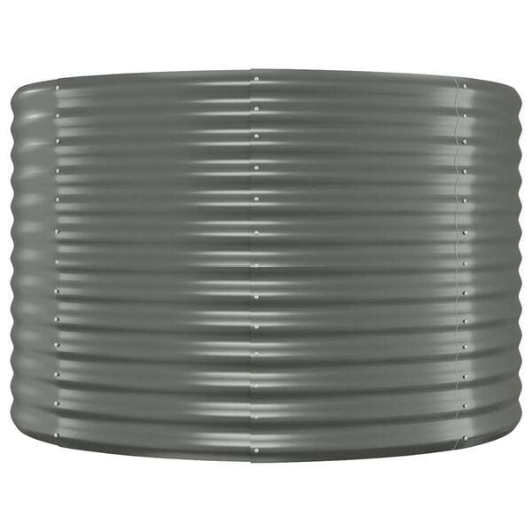 Großes Hochbeet aus Stahl 175x100x68 cm, Grau - 33% Rabatt