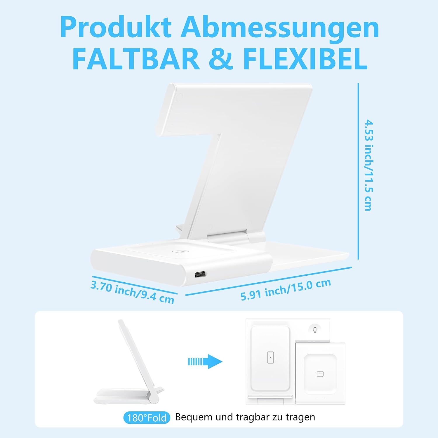 3-in-1 Kabellose Ladestation für Apple-Geräte - 31% Rabatt