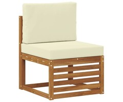 Vidaxl Mittelsofa für den Außenbereich, Akazienholz, 59x63x73cm, 39% Rabatt