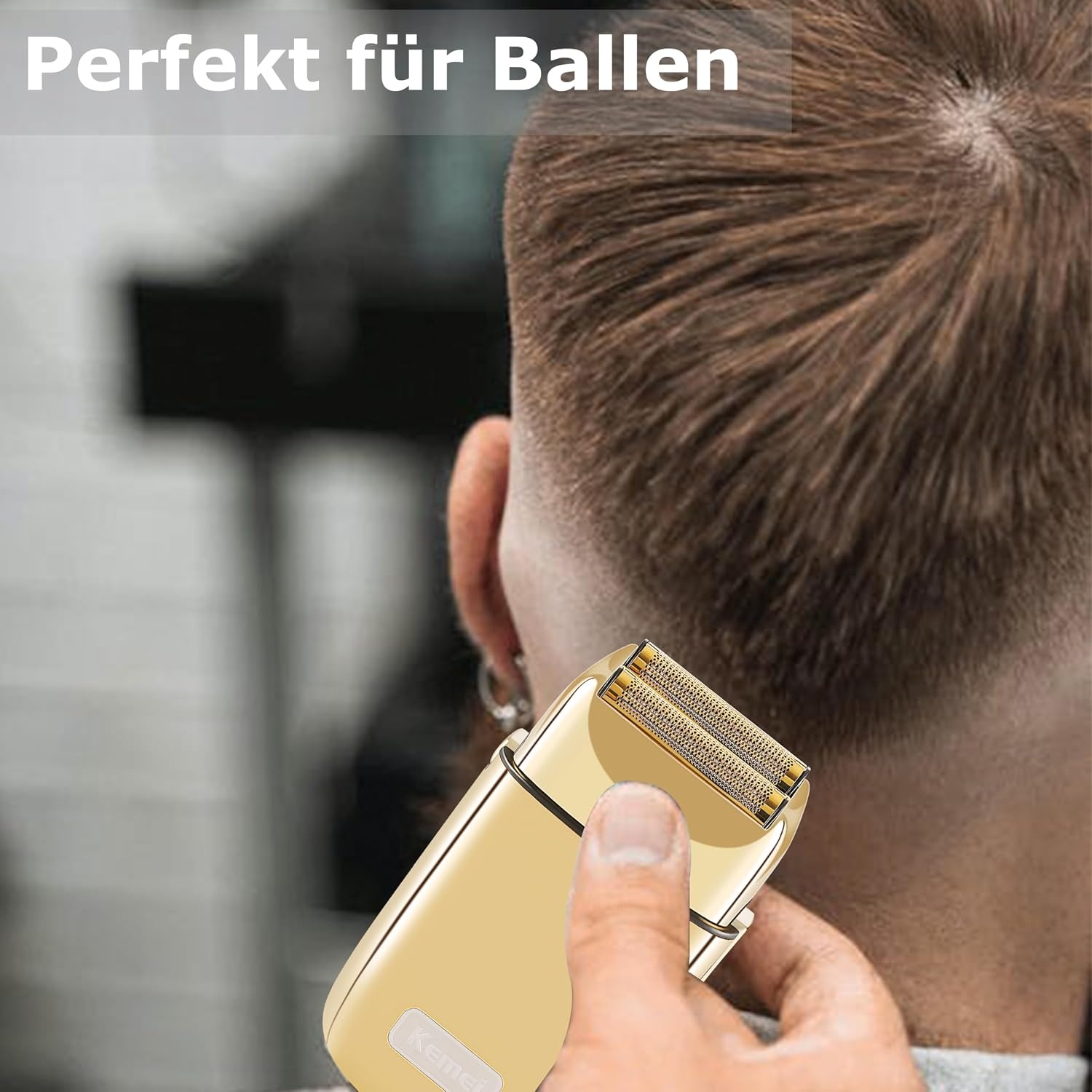 Elektrischer Premium-Rasierer mit Zinkgehäuse - 32% Rabatt