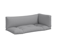 Vidaxl Palettenkissen-Set 3-tlg. Grau - 40% Rabatt
