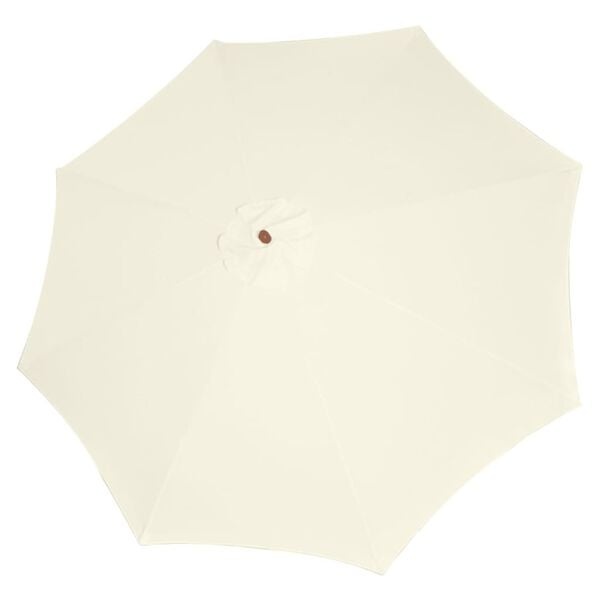 Hartholz-Sonnenschirm 300 cm, Sandweiß - 34% Rabatt auf Retourenware