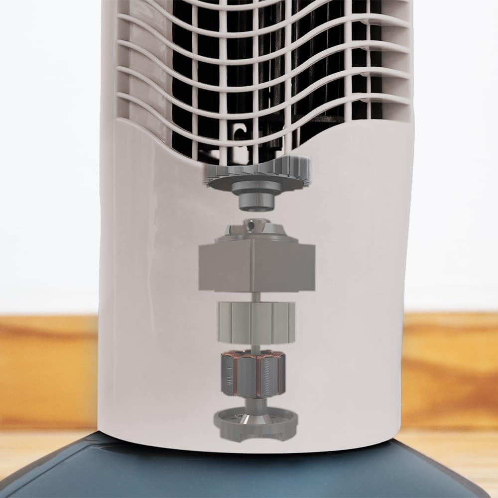 Turmventilator 76 cm 50W - 32% Rabatt - Weiß - Kompakt & Oszillierend