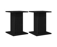 Vidaxl Pflanzenständer 2er-Set Schwarz Eiche 30x30x40cm - 38% Rabatt