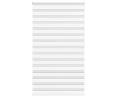 Vidaxl Doppelrollo Zebra 130x200 cm - Weiß - 43% Rabatt