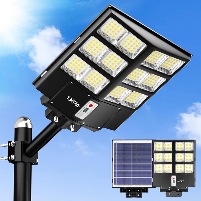 8200W Solar-Straßenleuchte IP67 mit Bewegungsmelder - 35% Rabatt